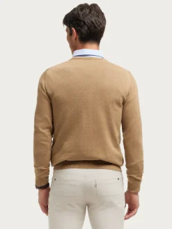 Alvaro Moreno Jerséis|JERSEY V-NECK TRENDY Camel