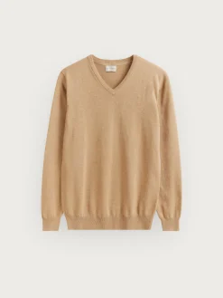 Alvaro Moreno Jerséis|JERSEY V-NECK TRENDY Camel