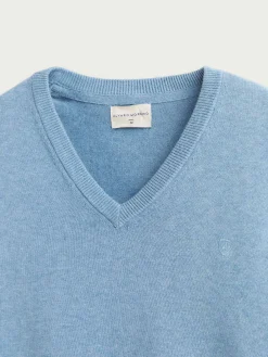 Alvaro Moreno Jerséis|JERSEY V-NECK TRENDY Celeste