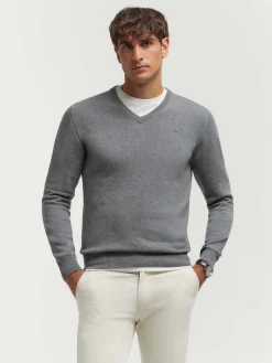 Alvaro Moreno Jerséis|JERSEY V-NECK TRENDY Gris