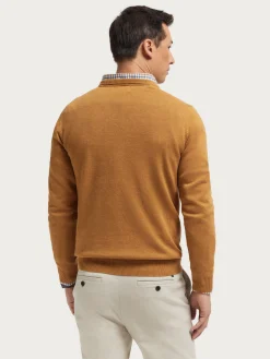 Alvaro Moreno Jerséis|JERSEY V-NECK TRENDY Mostaza