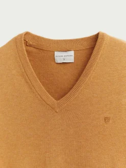 Alvaro Moreno Jerséis|JERSEY V-NECK TRENDY Mostaza