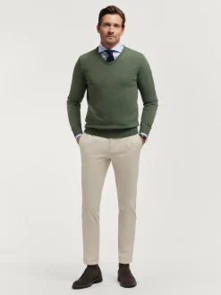 Alvaro Moreno Jerséis|JERSEY V-NECK TRENDY Verde