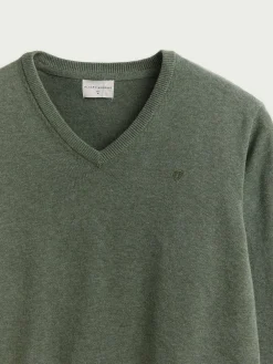 Alvaro Moreno Jerséis|JERSEY V-NECK TRENDY Verde
