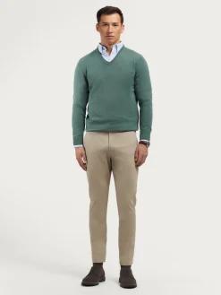 Alvaro Moreno Jerséis|JERSEY V-NECK TRENDY Verde