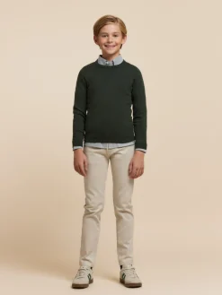 Alvaro Moreno Pantalones|PANTALON 5 POCKETS KIDS Crudo
