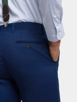 Alvaro Moreno Trajes|Trajes|PANTALON BIRDEYE Azul