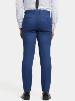 Alvaro Moreno Trajes|Trajes|PANTALON BIRDEYE Azul