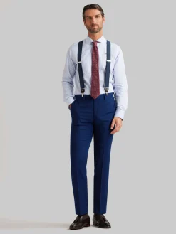 Alvaro Moreno Trajes|Trajes|PANTALON BIRDEYE Azul
