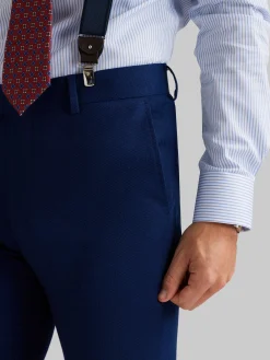 Alvaro Moreno Trajes|Trajes|PANTALON BIRDEYE Azul