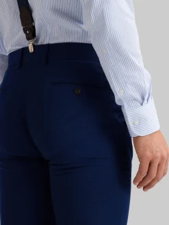 Alvaro Moreno Trajes|Trajes|PANTALON BIRDEYE Azul