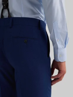 Alvaro Moreno Trajes|Trajes|PANTALON BIRDEYE Azul