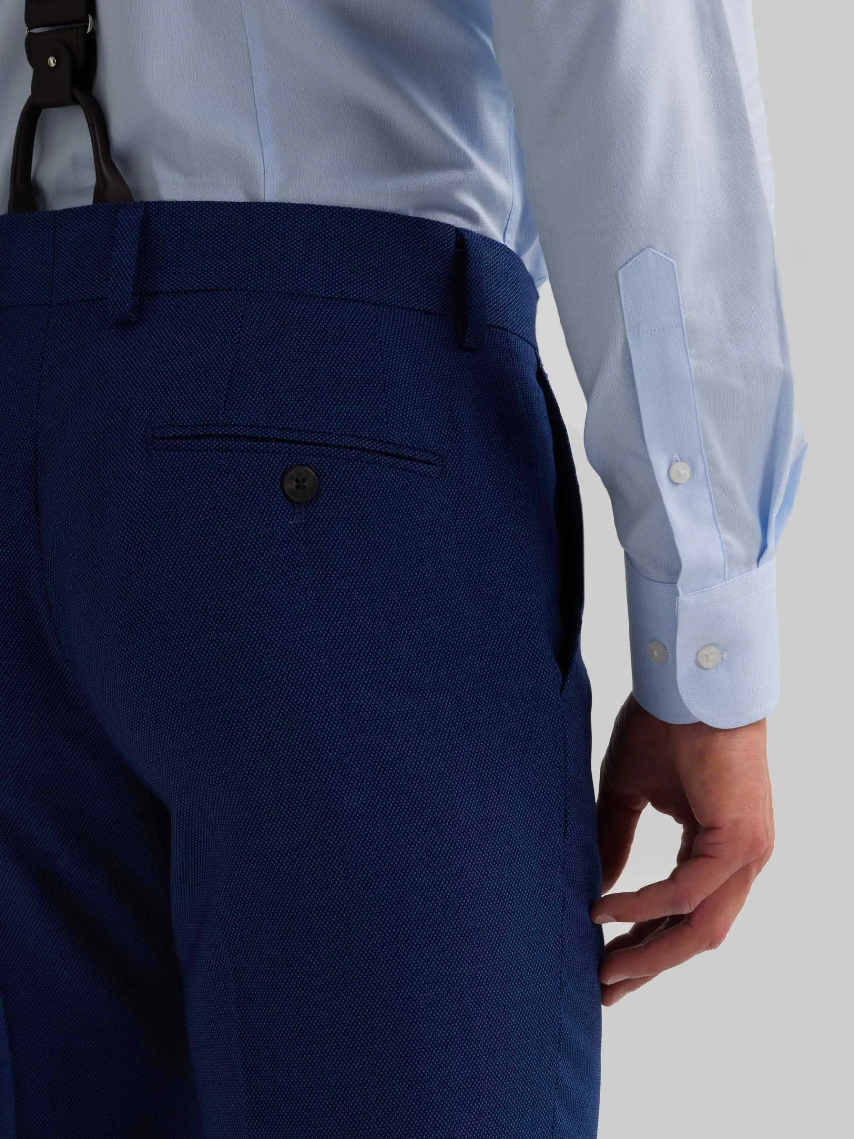 Alvaro Moreno Trajes|Trajes|PANTALON BIRDEYE Azul