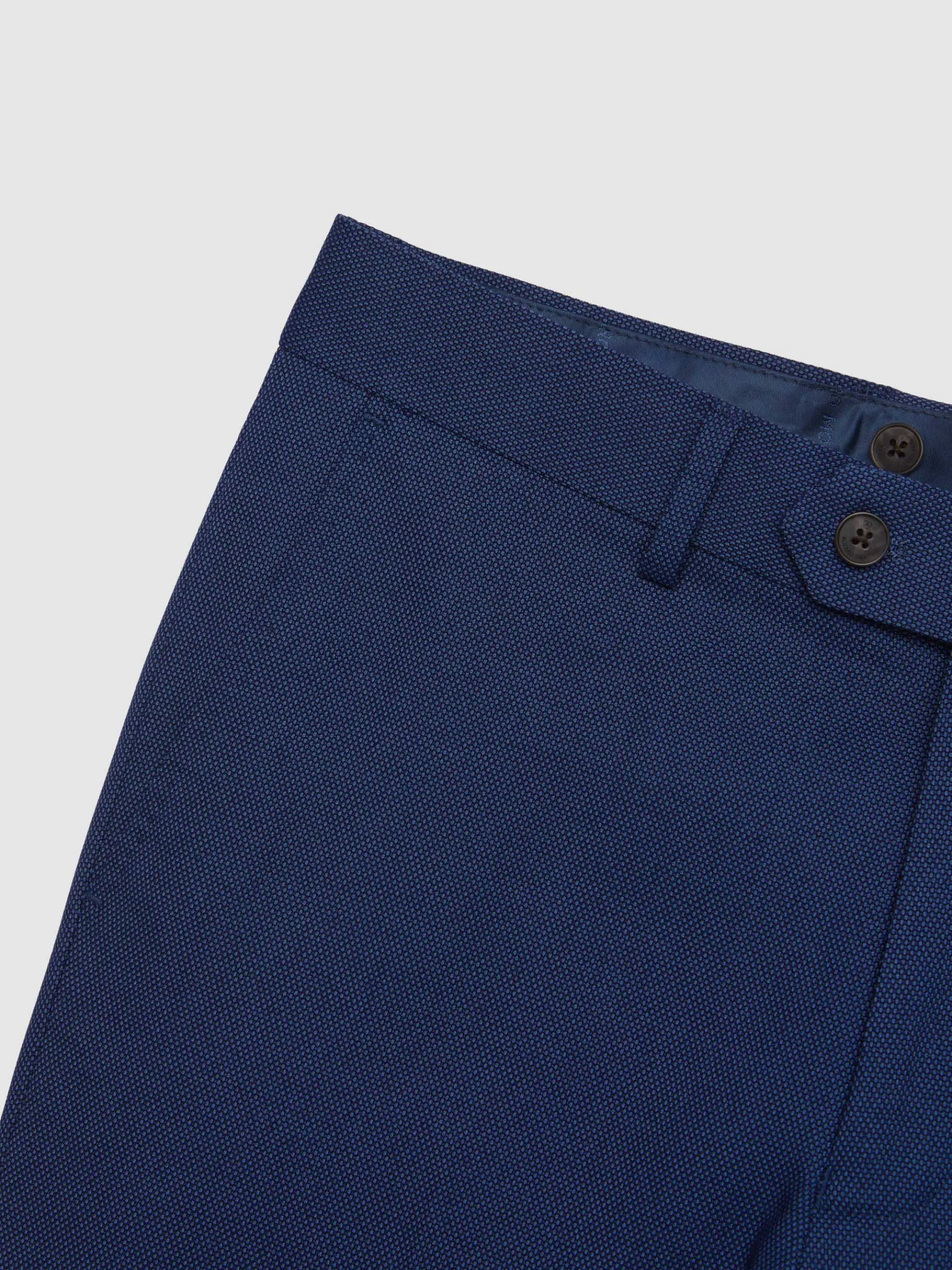 Alvaro Moreno Trajes|Trajes|PANTALON BIRDEYE Azul