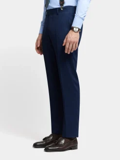 Alvaro Moreno Trajes|Trajes|PANTALON BIRDEYE Azul Marino
