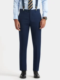 Alvaro Moreno Trajes|Trajes|PANTALON BIRDEYE Azul Marino