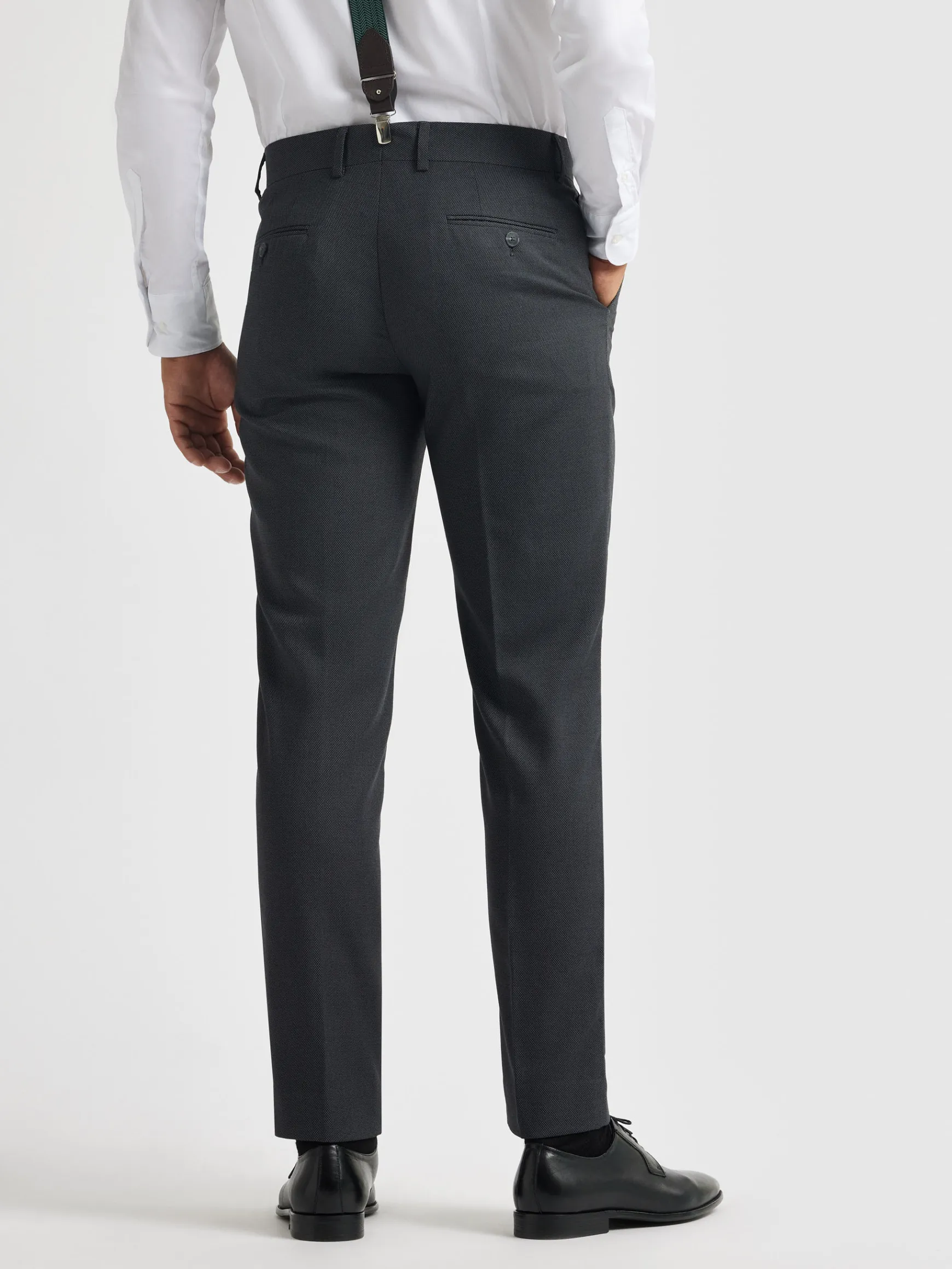 Alvaro Moreno Trajes|Trajes|PANTALON BIRDEYE Gris