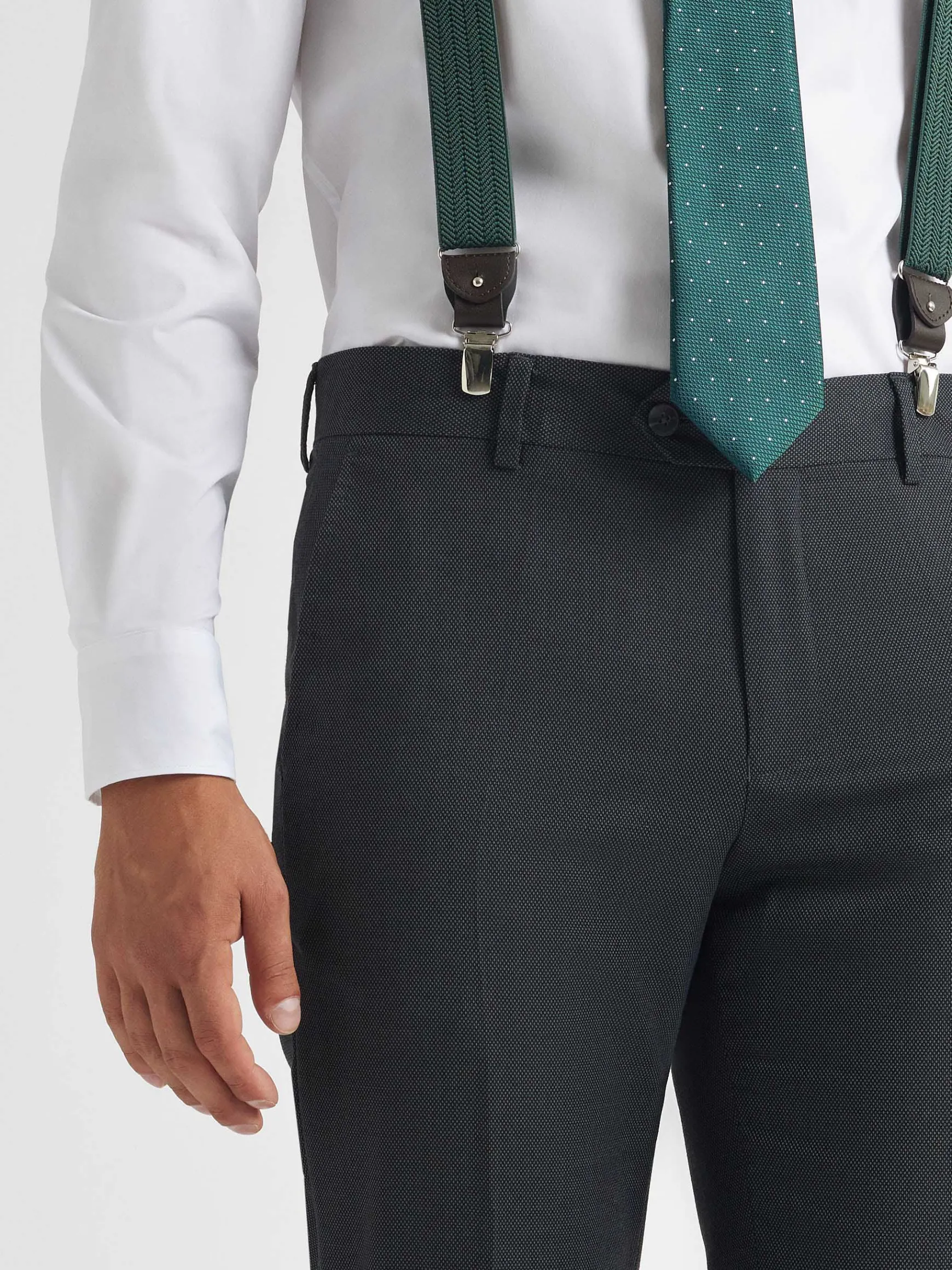 Alvaro Moreno Trajes|Trajes|PANTALON BIRDEYE Gris