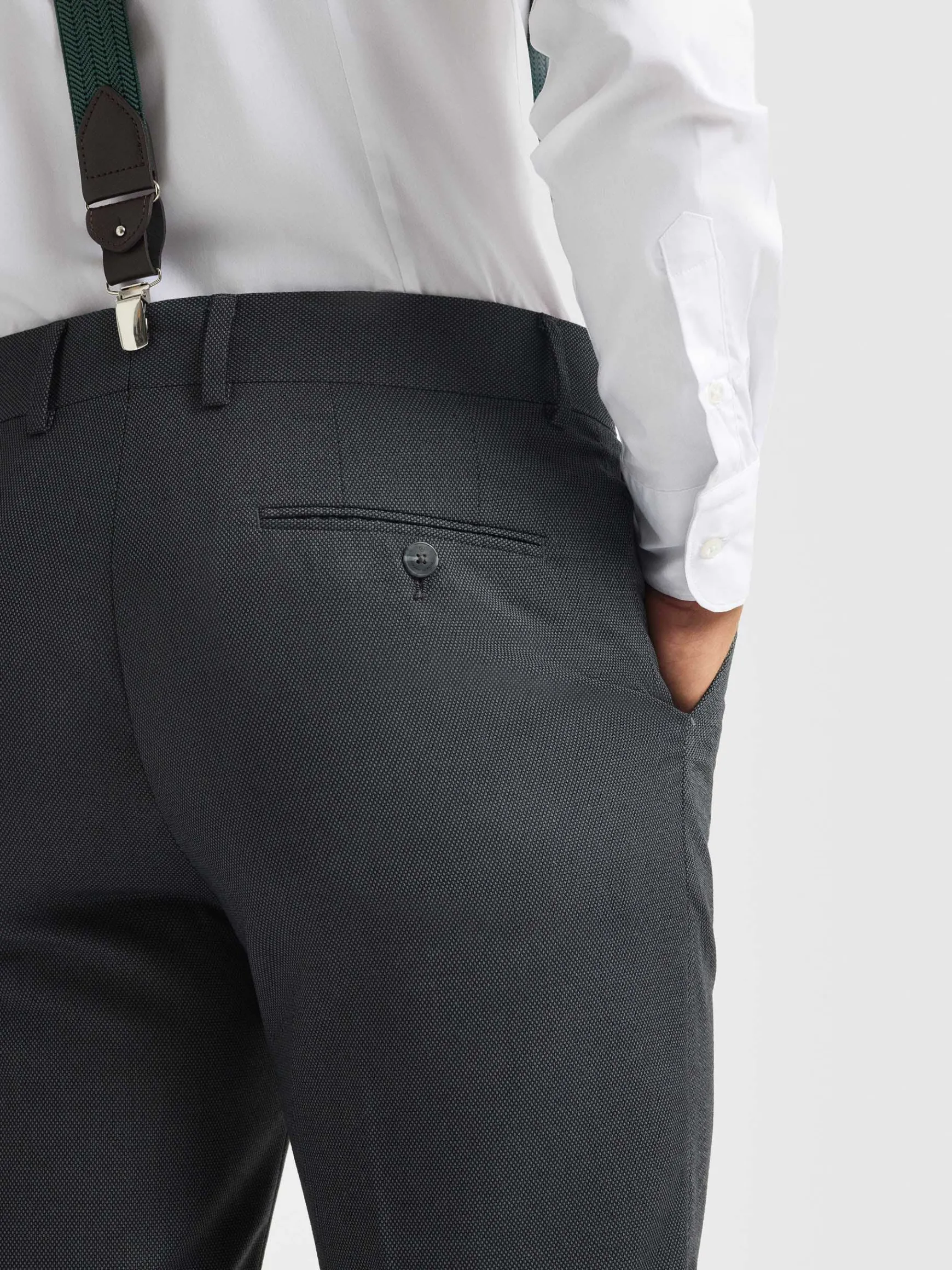 Alvaro Moreno Trajes|Trajes|PANTALON BIRDEYE Gris