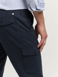 Alvaro Moreno Cargo|PANTALON BUFFALO Azul Marino