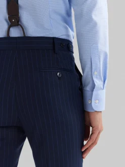 Alvaro Moreno Trajes|Trajes|PANTALON CAPO DIPLO Azul Marino