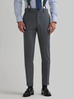 Alvaro Moreno Trajes|Trajes|PANTALON CAPO FIL A FIL Gris