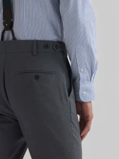 Alvaro Moreno Trajes|Trajes|PANTALON CAPO FIL A FIL Gris
