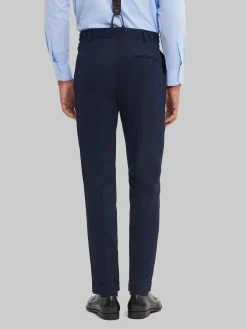 Alvaro Moreno Trajes|Trajes|PANTALON CAPO MICRO Azul Marino