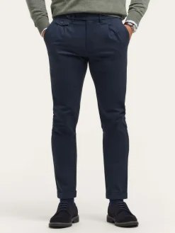Alvaro Moreno Chino|PANTALON CARROT Azul Marino