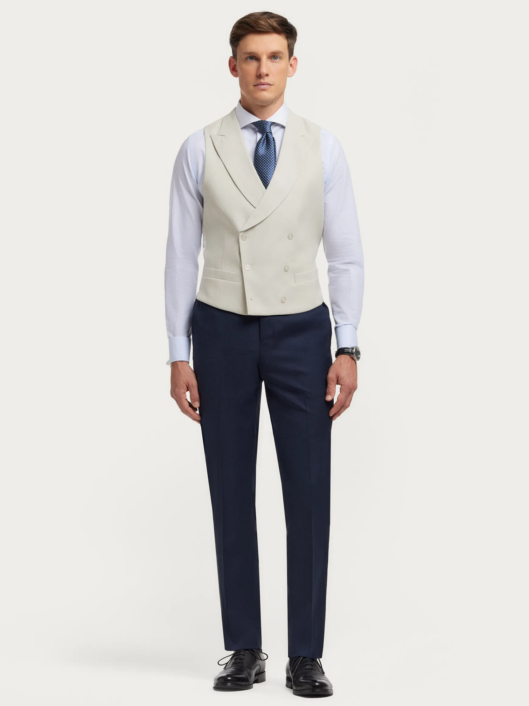 Alvaro Moreno Chaqués|Chaqués|PANTALON CHAQUE WEDDING Azul Marino