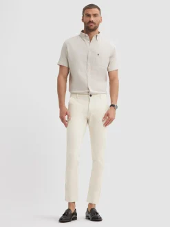 Alvaro Moreno Chino|PANTALON CHINO SLIM FIT Crudo