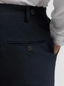 Alvaro Moreno Trajes|Trajes|PANTALON CLASSIC TWILL Azul Marino