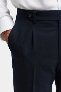 Alvaro Moreno Trajes|Trajes|PANTALON CLASSIC TWILL Azul Marino