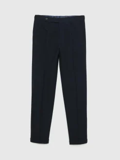 Alvaro Moreno Trajes|Trajes|PANTALON CLASSIC TWILL Azul Marino