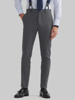 Alvaro Moreno Trajes|Trajes|PANTALON DUOMO CRUZADO Gris