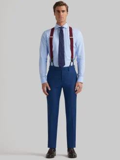 Alvaro Moreno Trajes|Trajes|PANTALON FIL A FIL Azul