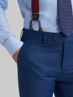 Alvaro Moreno Trajes|Trajes|PANTALON FIL A FIL Azul