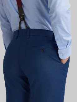 Alvaro Moreno Trajes|Trajes|PANTALON FIL A FIL Azul