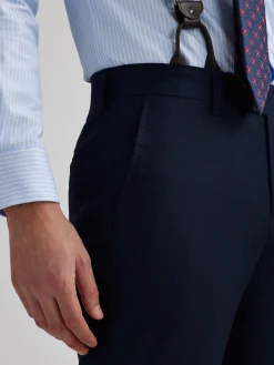 Alvaro Moreno Trajes|Trajes|PANTALON FIL A FIL Azul Marino