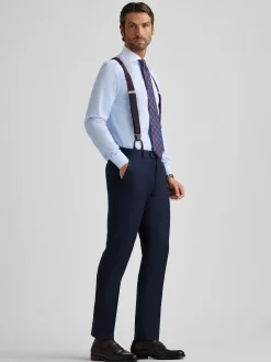 Alvaro Moreno Trajes|Trajes|PANTALON FIL A FIL Azul Marino