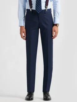 Alvaro Moreno Trajes|Trajes|PANTALON FIL A FIL Azul Marino