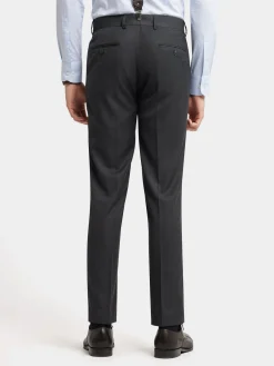 Alvaro Moreno Trajes|Trajes|PANTALON FIL A FIL CRUZADO Gris