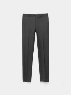 Alvaro Moreno Trajes|Trajes|PANTALON FIL A FIL CRUZADO Gris