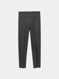 Alvaro Moreno Trajes|Trajes|PANTALON FIL A FIL CRUZADO Gris