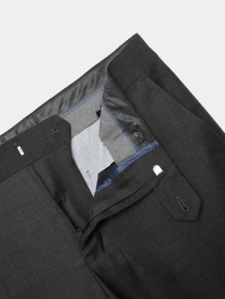 Alvaro Moreno Trajes|Trajes|PANTALON FIL A FIL CRUZADO Gris