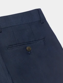 Alvaro Moreno Trajes|Trajes|PANTALON FIL A FIL CRUZADO Azul Marino