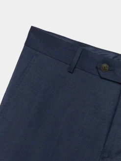 Alvaro Moreno Trajes|Trajes|PANTALON FIL A FIL CRUZADO Azul Marino