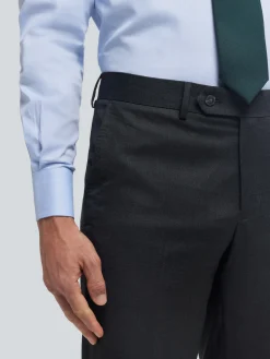 Alvaro Moreno Trajes|Trajes|PANTALON FIL A FIL CRUZADO Gris