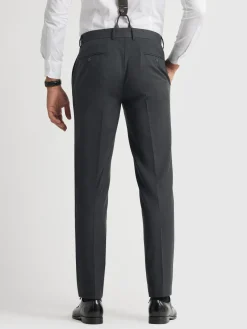 Alvaro Moreno Trajes|Trajes|PANTALON FIL A FIL CRUZADO Gris
