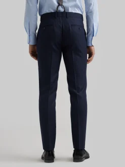 Alvaro Moreno Trajes|Trajes|PANTALON FINESTRA SLIM Azul Marino